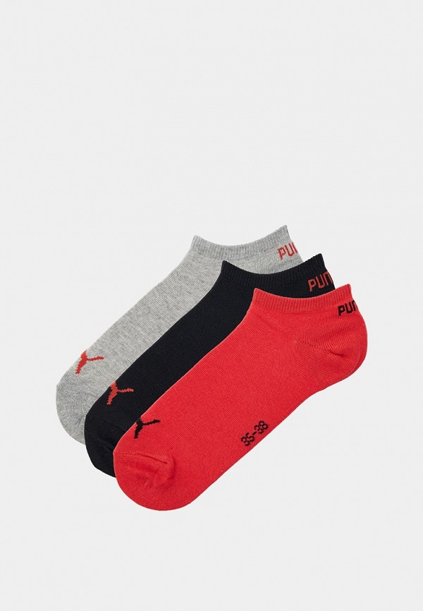 Носки 3 пары PUMA PUMA UNISEX SNEAKER PLAIN 3P, цвет: красный ...