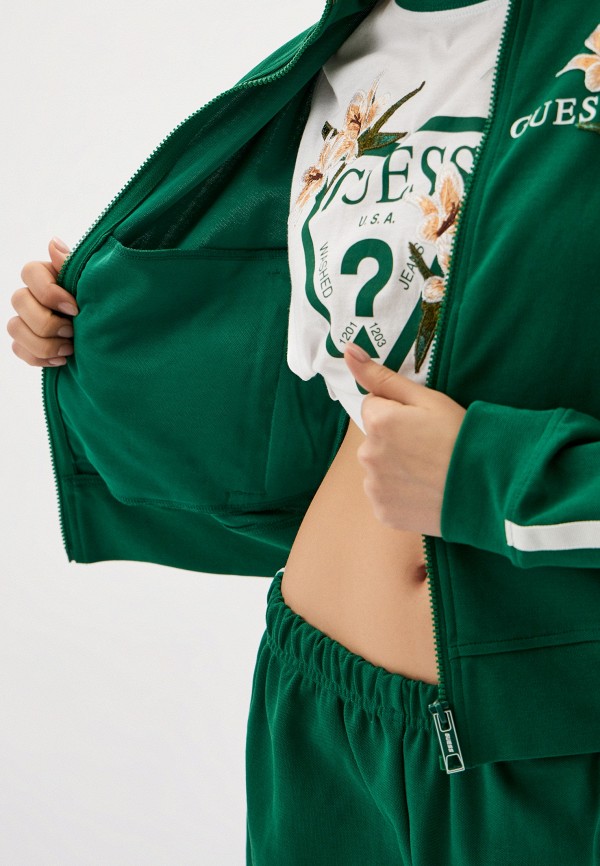 Олимпийка Guess, цвет: зеленый, RTLADG885101 — купить в интернет ...