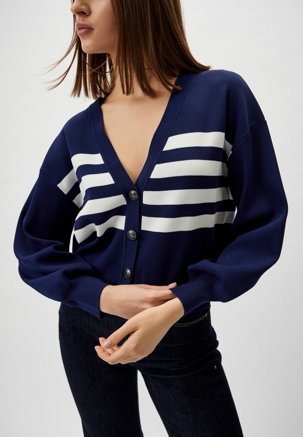 Кардиган Guess, цвет: синий, RTLADG887001 — купить в интернет-магазине ...