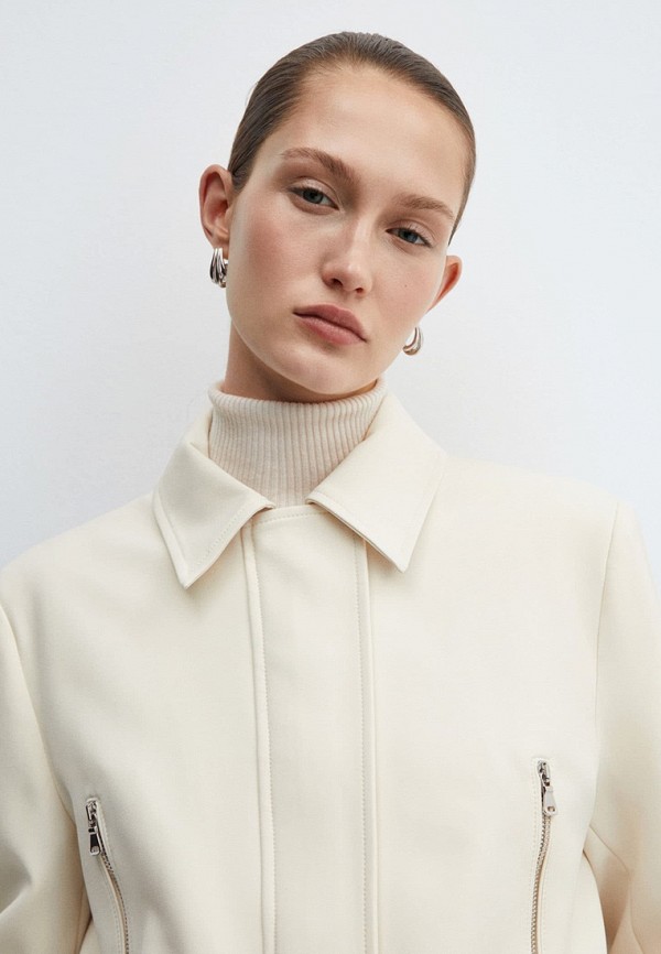 Mango Куртка-рубашка - BLUSH - фото 4