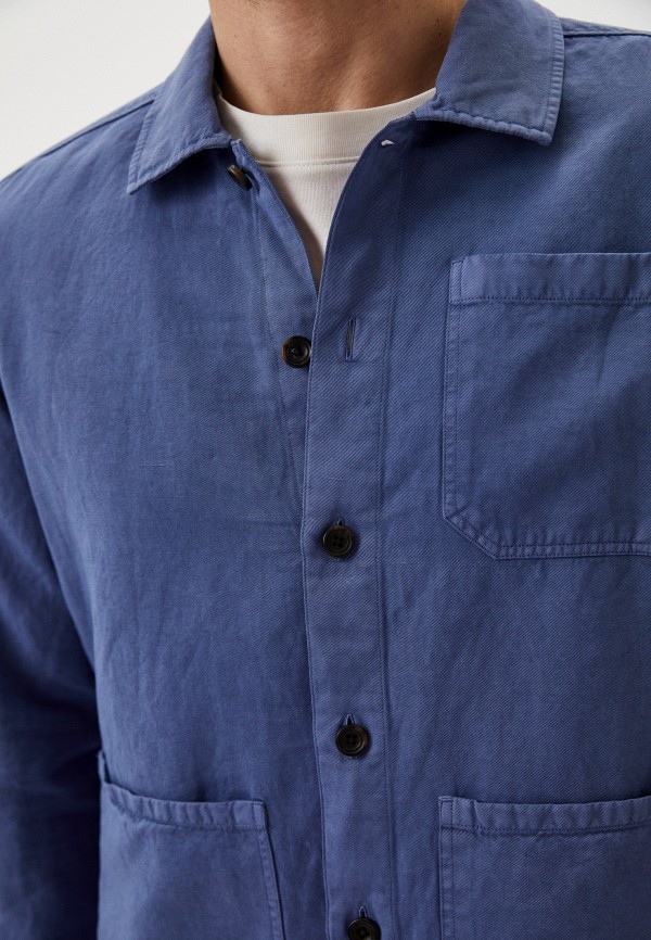 Рубашка Hackett London COT LINEN OVERSHIRT, цвет: синий, RTLADG918701 ...
