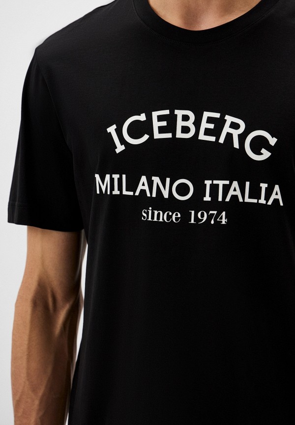 Футболка Iceberg, цвет: черный, RTLADG936501 — купить в интернет ...