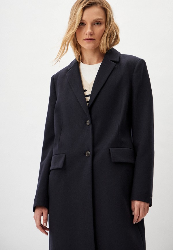 Пальто Tommy Hilfiger, цвет: синий, RTLADH551401 — купить в интернет ...