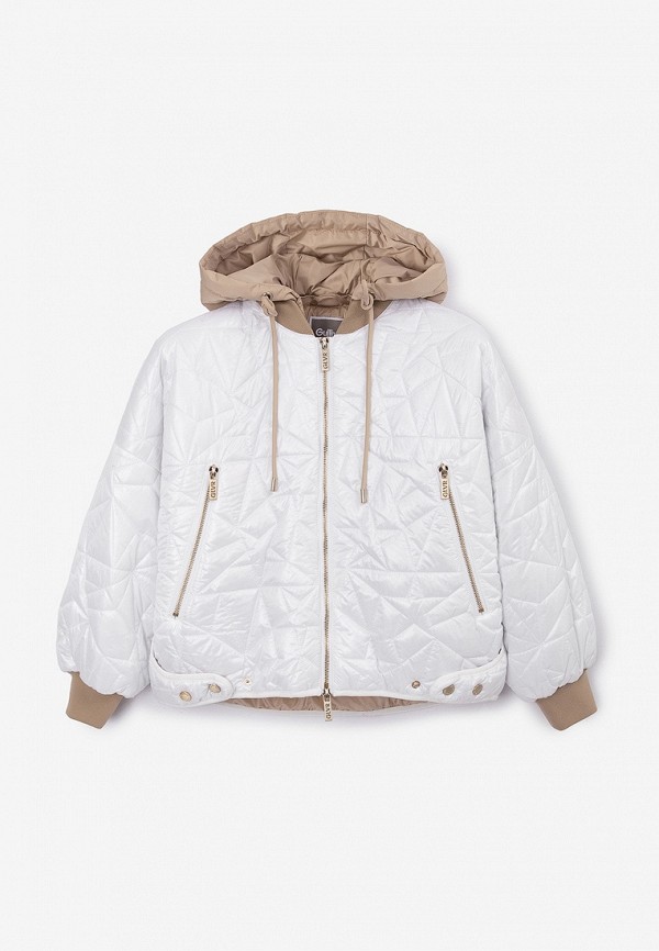 Куртка утепленная Gulliver - цвет: белый, коллекция: демисезон.