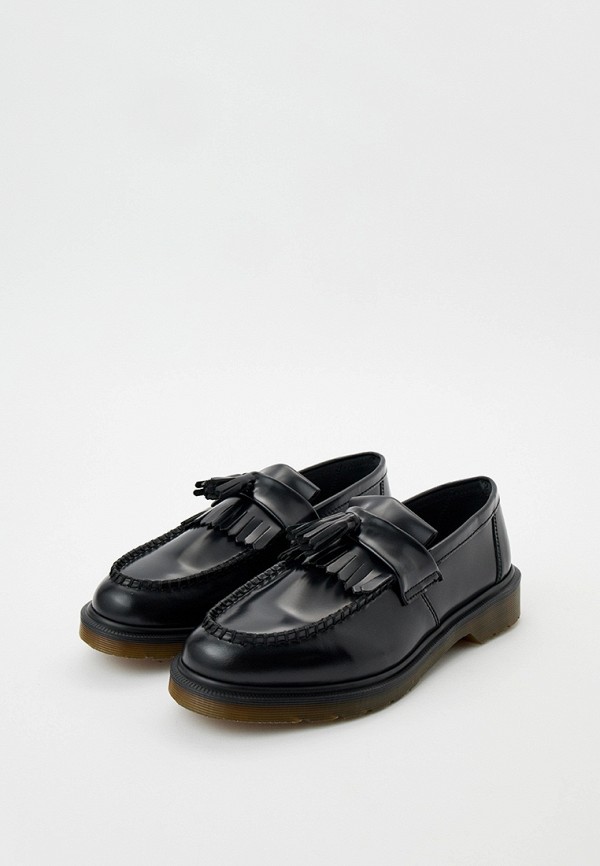 Лоферы Dr. Martens Adrian Black Polished Smooth, цвет: черный ...