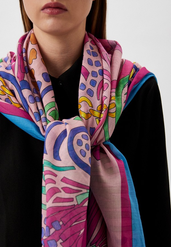 Платок Moschino, цвет: розовый, RTLADH823501 — купить в интернет ...