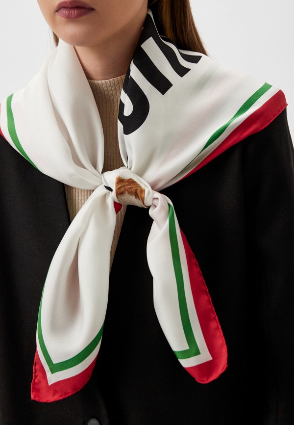 Платок Moschino, цвет: белый, RTLADH828001 — купить в интернет-магазине ...