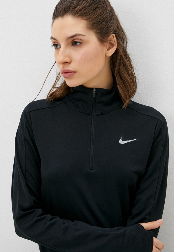 Лонгслив спортивный Nike W NK DF PACER HZ, цвет: черный, RTLADH871601 ...