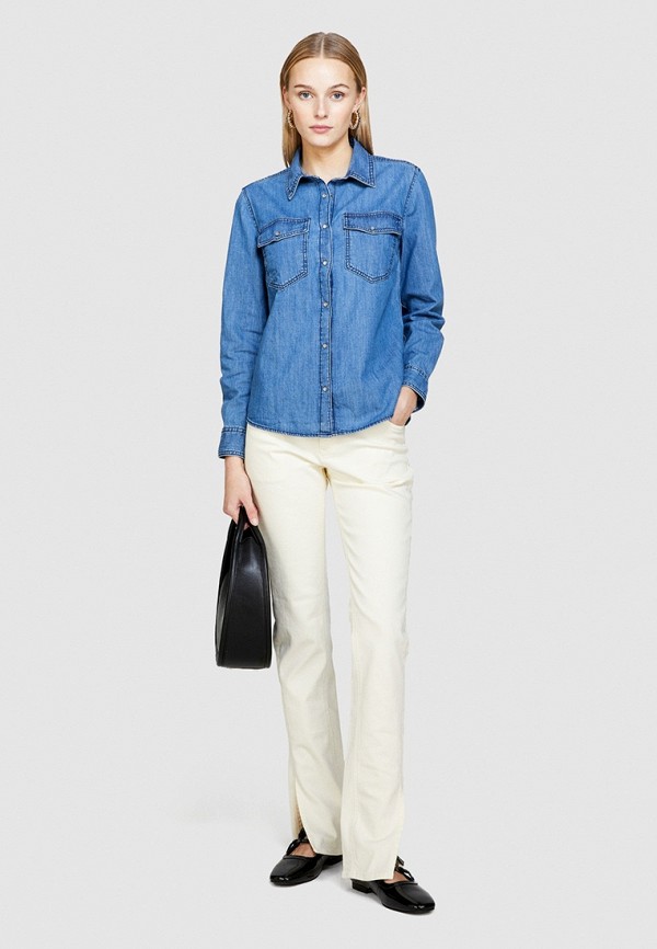 Sisley Рубашка джинсовая - фото 2