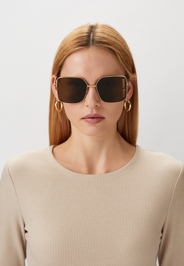 Miu Miu Очки солнцезащитные - MU 51YS 7OE01T - фото 5
