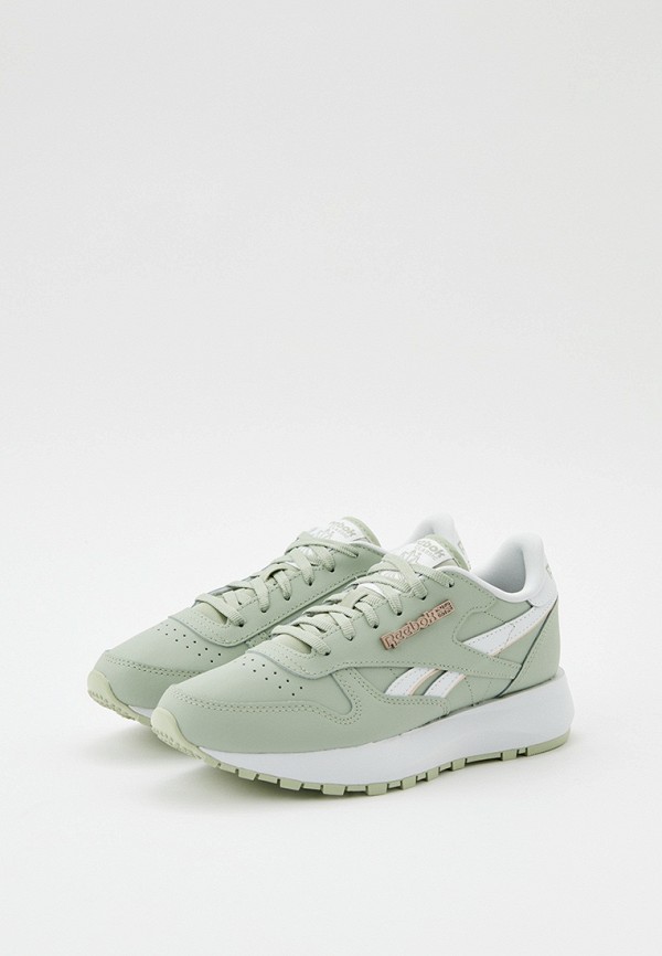 Кроссовки Reebok CLASSIC LEATHER SP, цвет: зеленый, RTLADI343701 ...