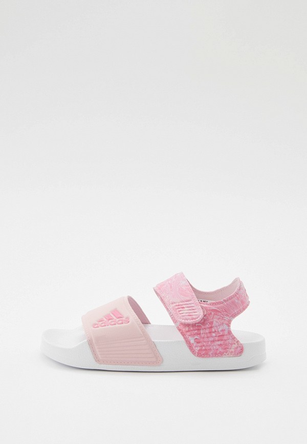 Pink adidas adilette sandals hotsell