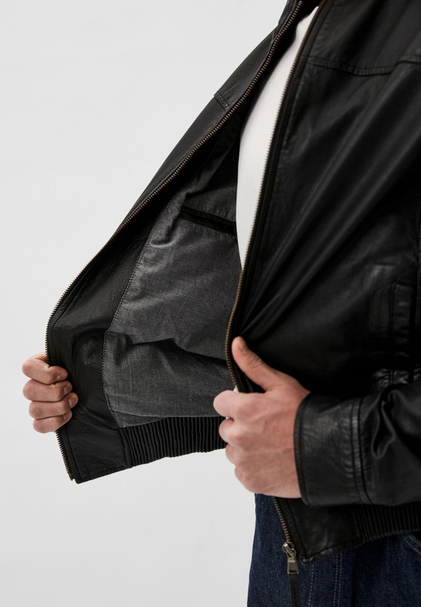Blouson Куртка кожаная - фото 4