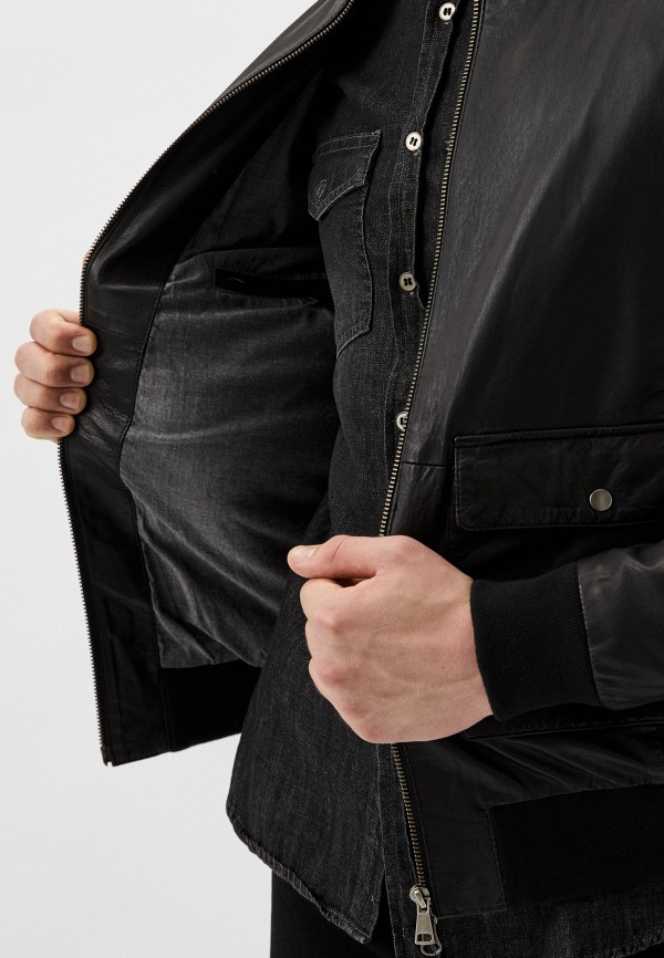 Blouson Куртка кожаная - фото 4