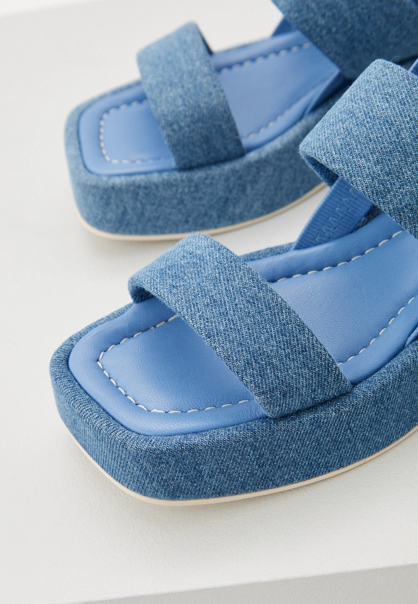 Pollini Босоножки - из денима - фото 2