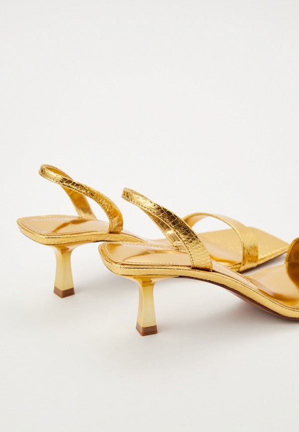 Mango Босоножки - GOLD - фото 4