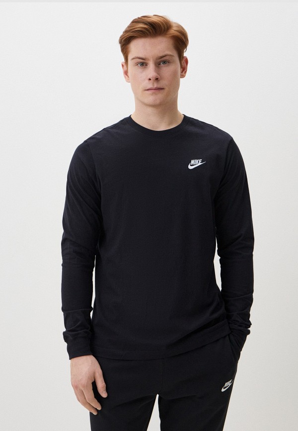 Nike club t shirt black sale
