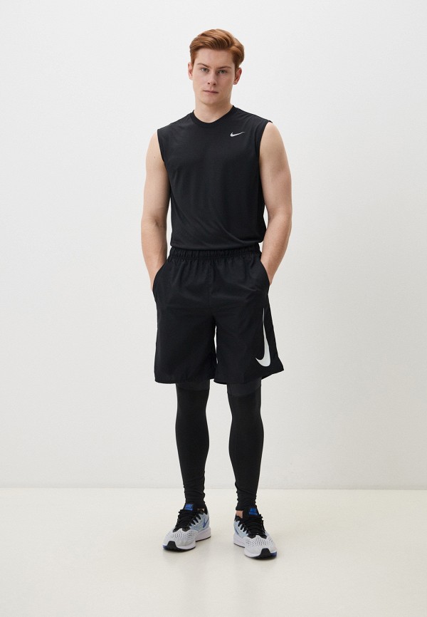 Шорты спортивные Nike M NK DF CHLNGER 9UL SHORT HBR, цвет: черный ...