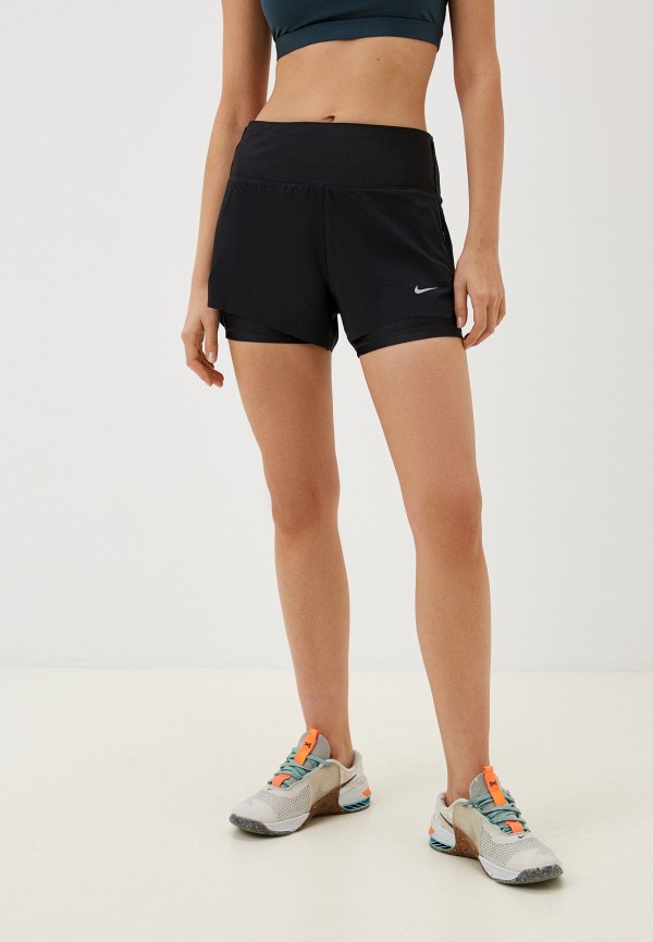 Nike Шорты спортивные - W NK SWIFT DF MR 3IN 2N1 SHORT - фото 1