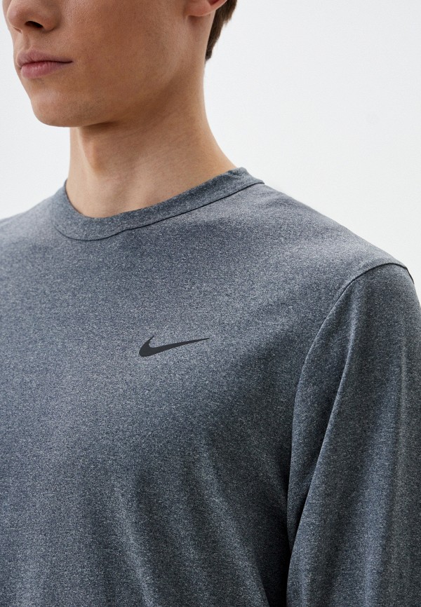 Лонгслив спортивный Nike M NK DF UV HYVERSE LS, цвет: серый ...