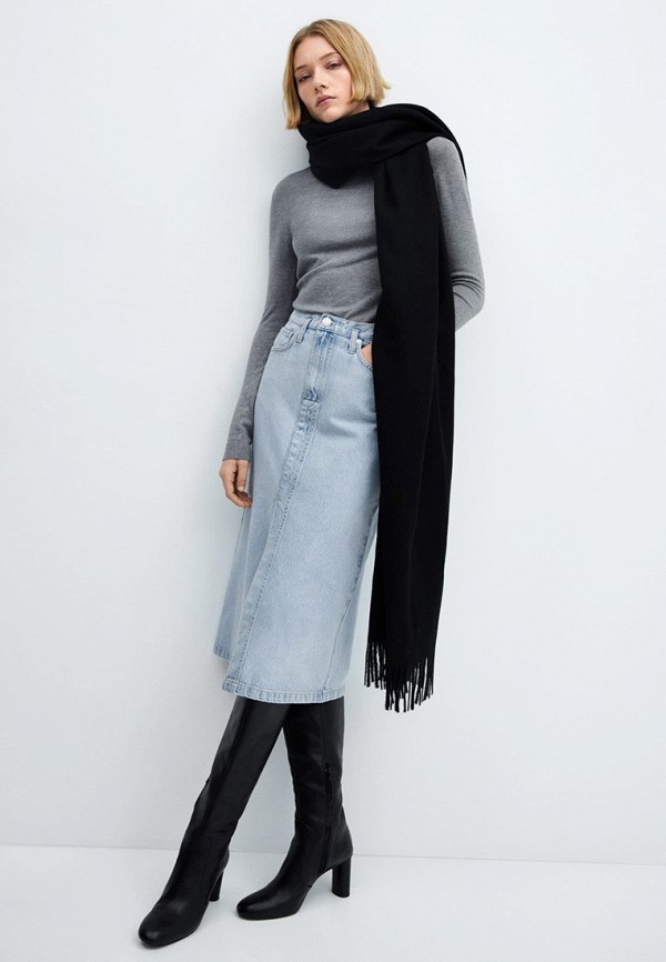 Mango Юбка джинсовая - SOLEIL - фото 4