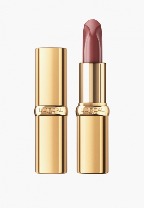 Помада L'Oreal Paris нюдовая, с сатиновым финишем, цвет: коричневый ...