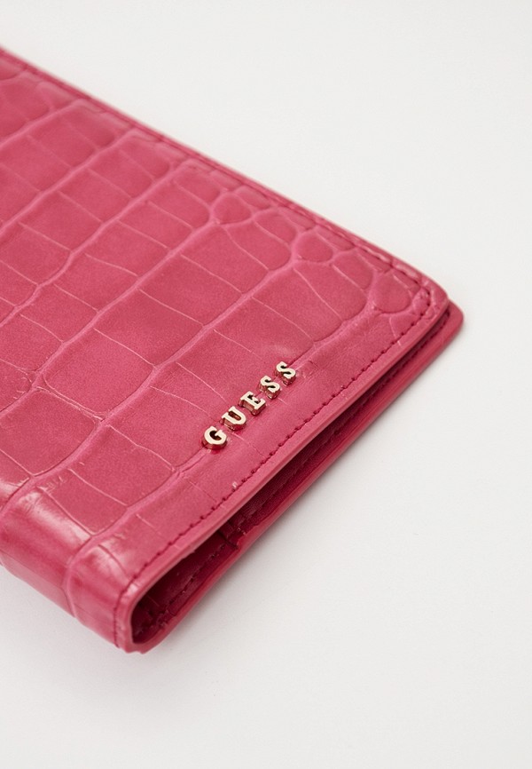 Обложка для паспорта Guess, цвет: фуксия, RTLADJ464001 — купить в ...