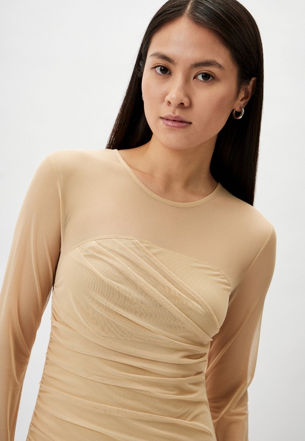 Платье Calvin Klein Jeans, цвет: бежевый, RTLADJ566501 — купить в ...