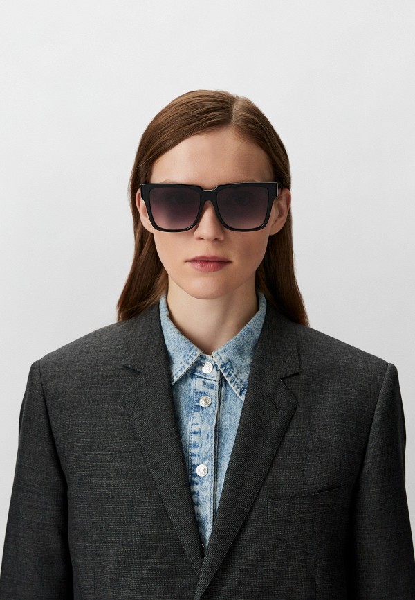 Очки солнцезащитные Max Mara MM 0078-F 01B 57, цвет: черный ...
