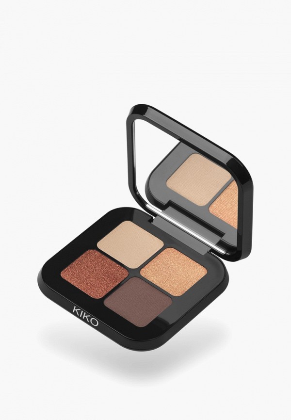 Kiko Milano Палетка теней из 4 цветов - с мультифинишем - фото 2