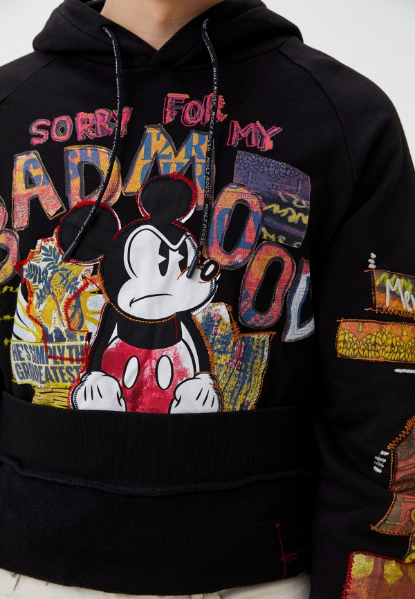 Худи Desigual, цвет: черный, RTLADJ643901 — купить в интернет-магазине ...