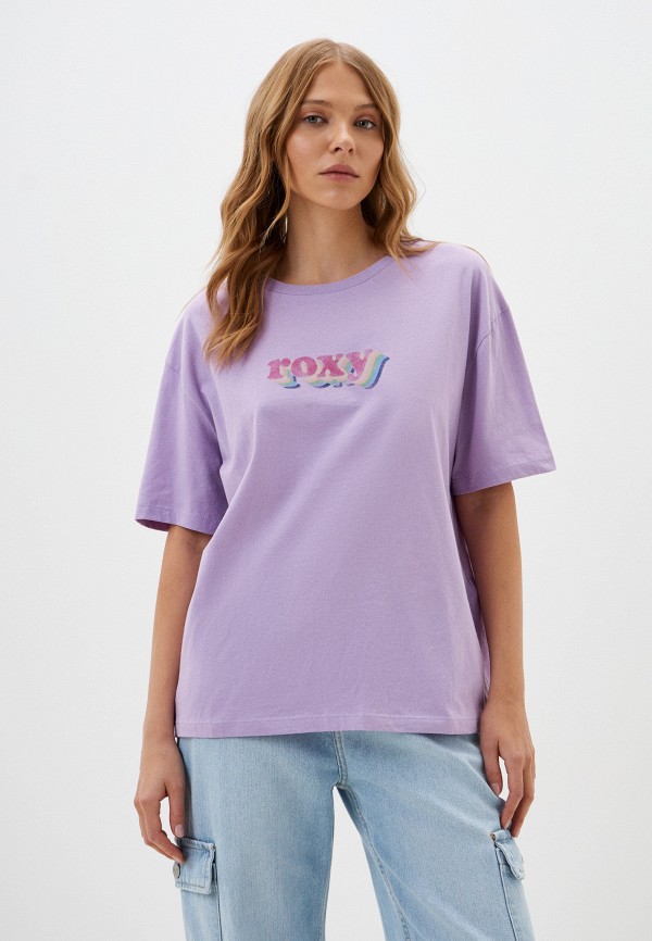 Футболка Roxy SAND UNDER THE TEES PKL0, цвет: фиолетовый, RTLADJ666801 ...