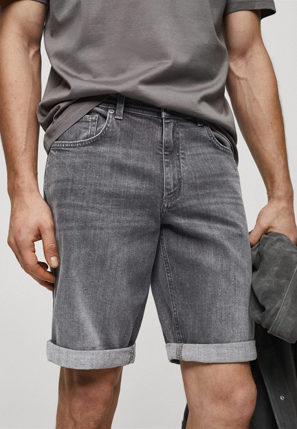 Mango Man Шорты джинсовые - ROCK - фото 4