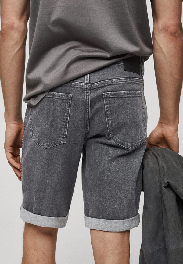 Mango Man Шорты джинсовые - ROCK - фото 6
