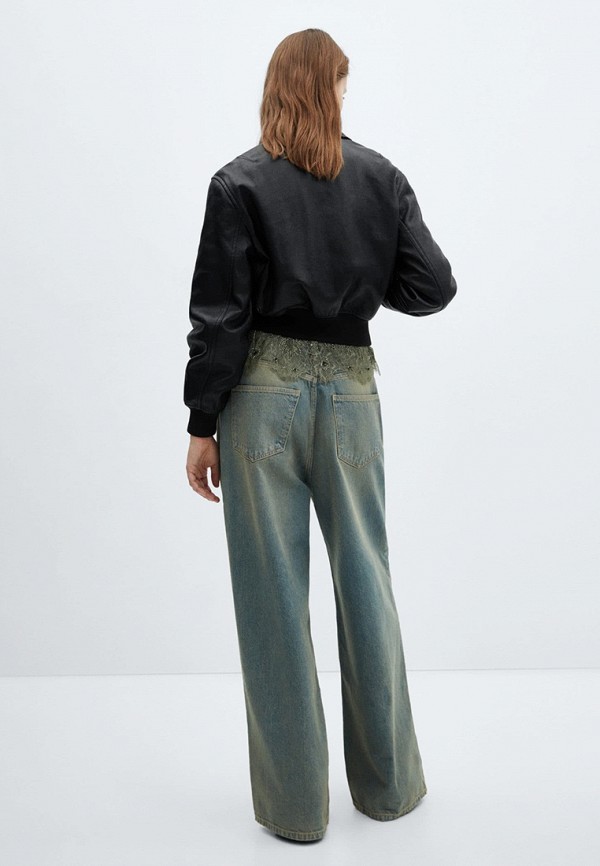 Mango Куртка кожаная - PHIBI - фото 3