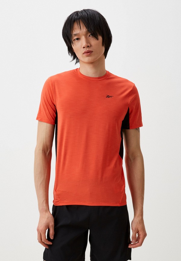 Футболка спортивная Reebok ATHLETE TEE 2.0 RBK-CHILL, цвет: оранжевый ...