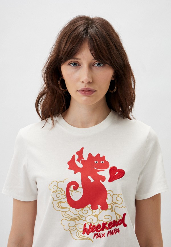 Футболка Weekend Max Mara CINEMA, цвет: белый, RTLADK471801 — купить в ...