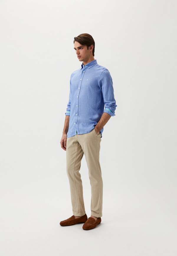 Hackett London Рубашка - LINEN HERRINGBONE - фото 2
