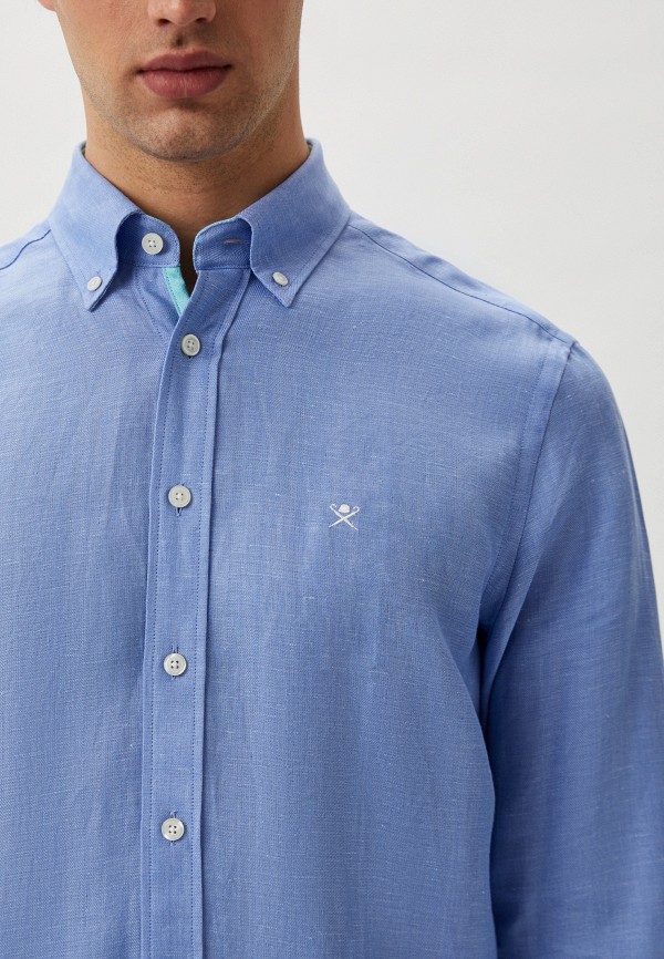 Hackett London Рубашка - LINEN HERRINGBONE - фото 4