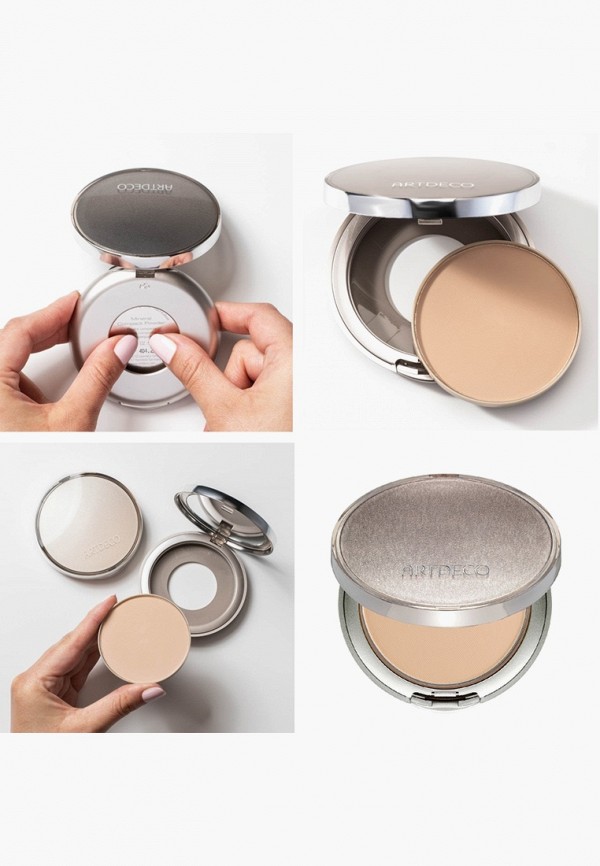 Artdeco Пудра компактная - увлажняющая минеральная, в виде сменного блока - фото 5