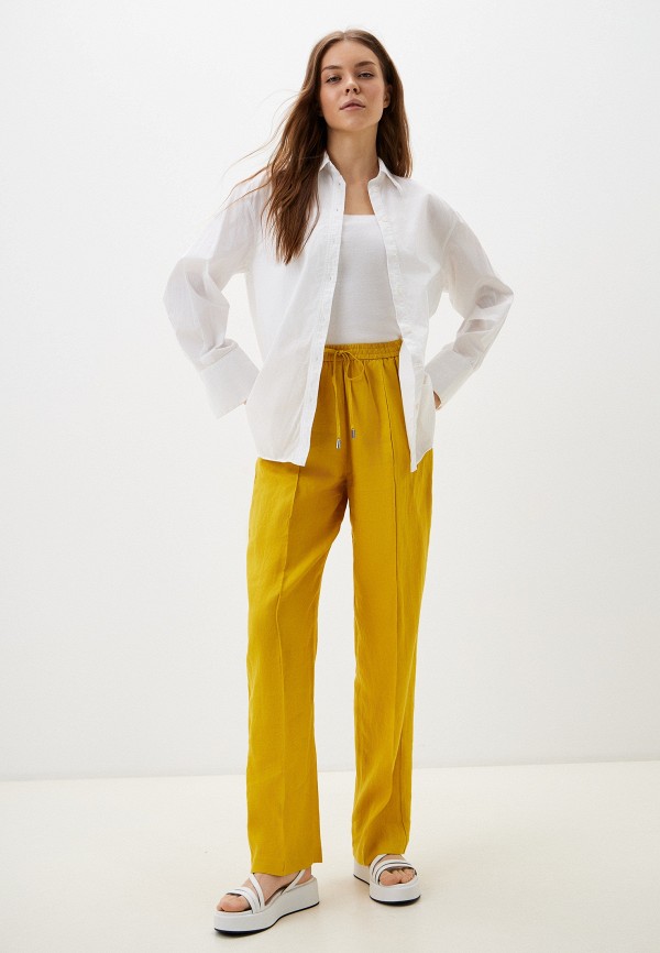 Брюки United Colors of Benetton, цвет: желтый, RTLADL007001 — купить в ...