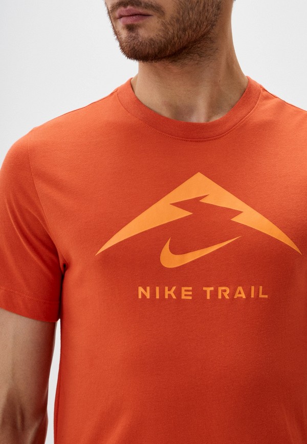 Футболка Nike Dri-FIT Men's Trail Running T-, цвет: оранжевый ...