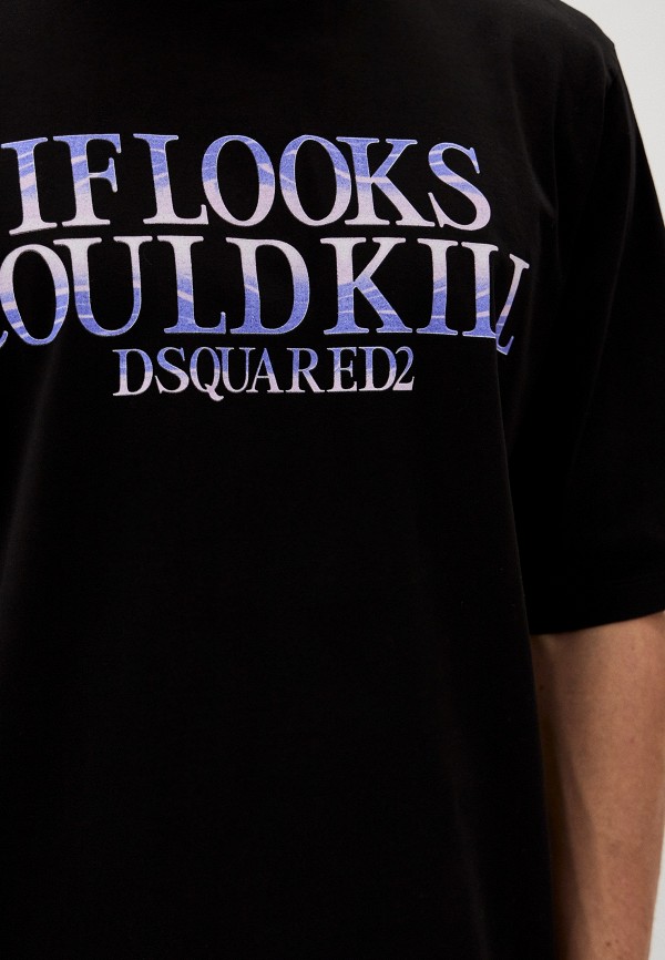 Футболка Dsquared2, цвет: черный, RTLADL176301 — купить в интернет ...