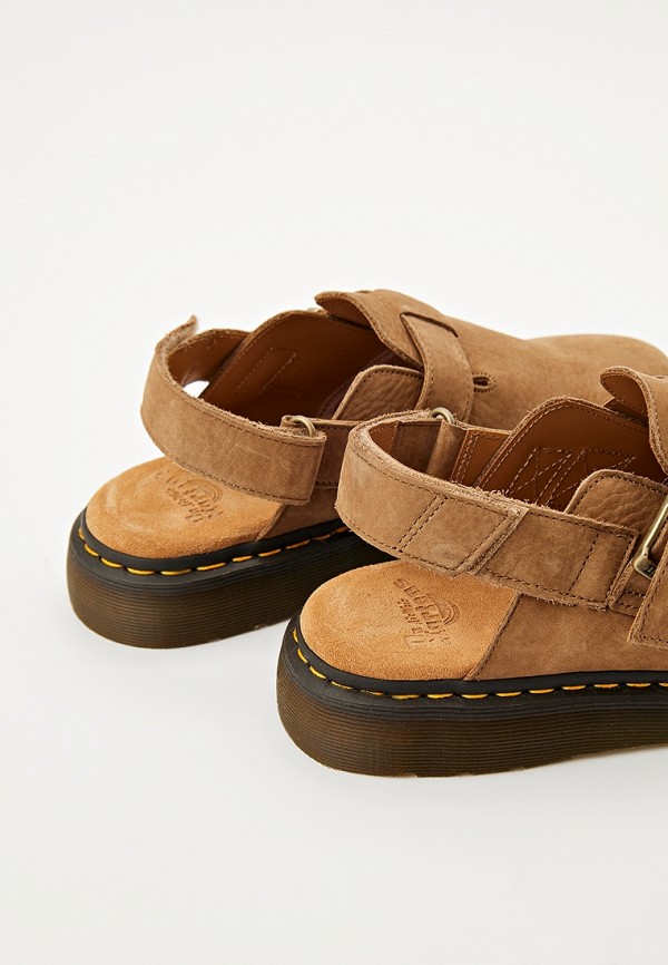 Dr. Martens Сабо - Jorge Patchwork Savannah Tan Tumbled Nubuck & Savannah Tan E.H Suede - фото 4