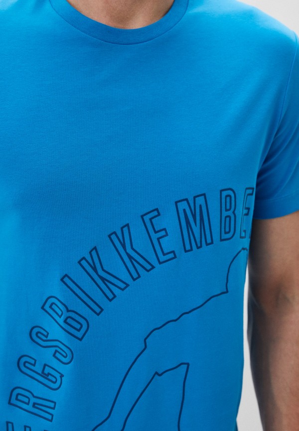 Футболка Bikkembergs, цвет: голубой, RTLADL378301 — купить в интернет ...