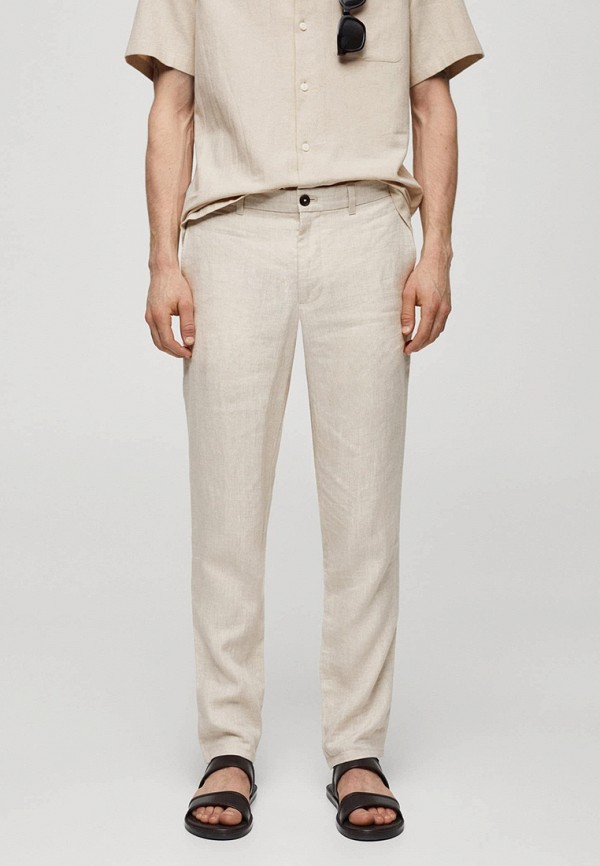 Mango Man Брюки - OYSTER - фото 1