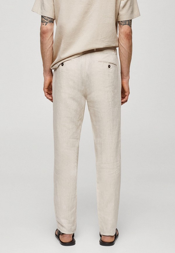 Mango Man Брюки - OYSTER - фото 3