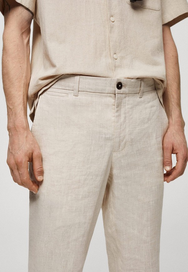 Mango Man Брюки - OYSTER - фото 4