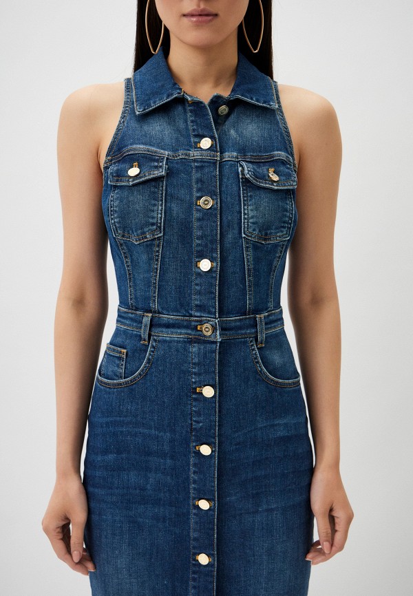 Elisabetta Franchi Платье джинсовое - фото 4