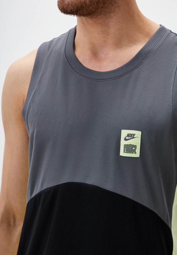 Майка спортивная Nike Nike Starting 5 Men's Dri-FIT Baske, цвет: серый ...